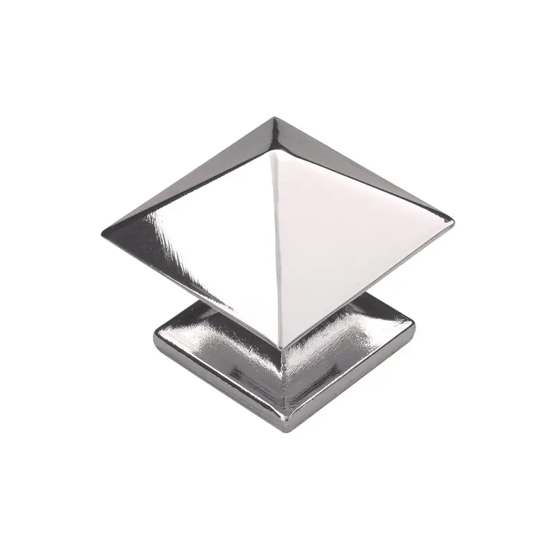 1-1/4" Square Studio Knob In Polished Nickel 1