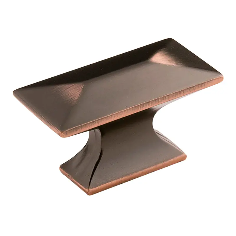 1-3/4" X 15/16" Bungalow Cabinet Knob In Oil-Rubbed Bronze With Highlighted Detailing 1