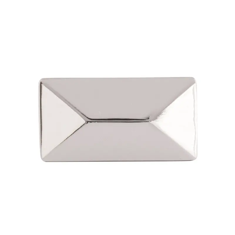 1-3/4" X 15/16" Bungalow Cabinet Knob In Polished Nickel 1