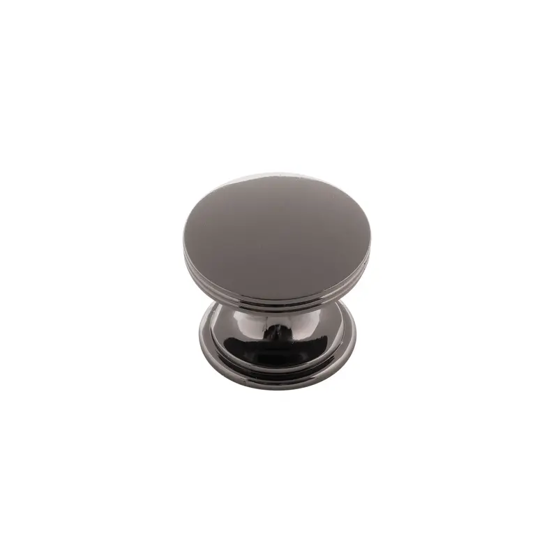 1-3/8" Diameter American Diner Cabinet Knob In Black Nickel 1