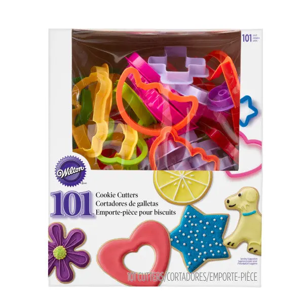 101-Piece Assorted Plastic Cookie Cutter Collection – Wilton 1