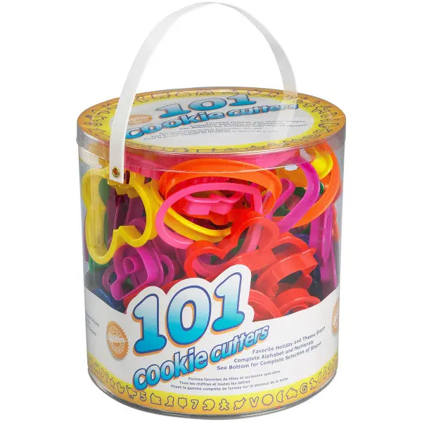 101-Piece Holiday, Alphabet & Number Cookie Cutter Set – Wilton 1