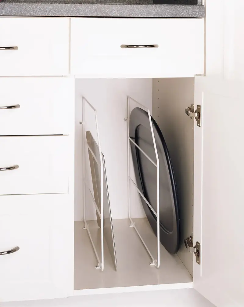 12-Inch White Tray Divider For Drawer Or Cabinet Use 2
