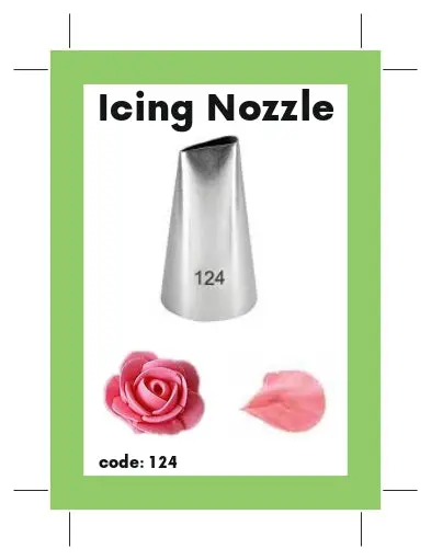 #124 Small Star Piping Nozzle For Delicate Details 1