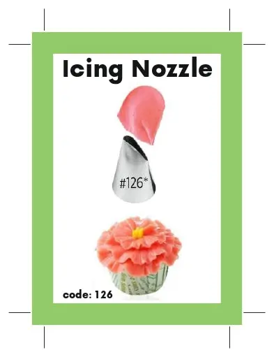 #126 Large Star Piping Nozzle For Bold Borders 1