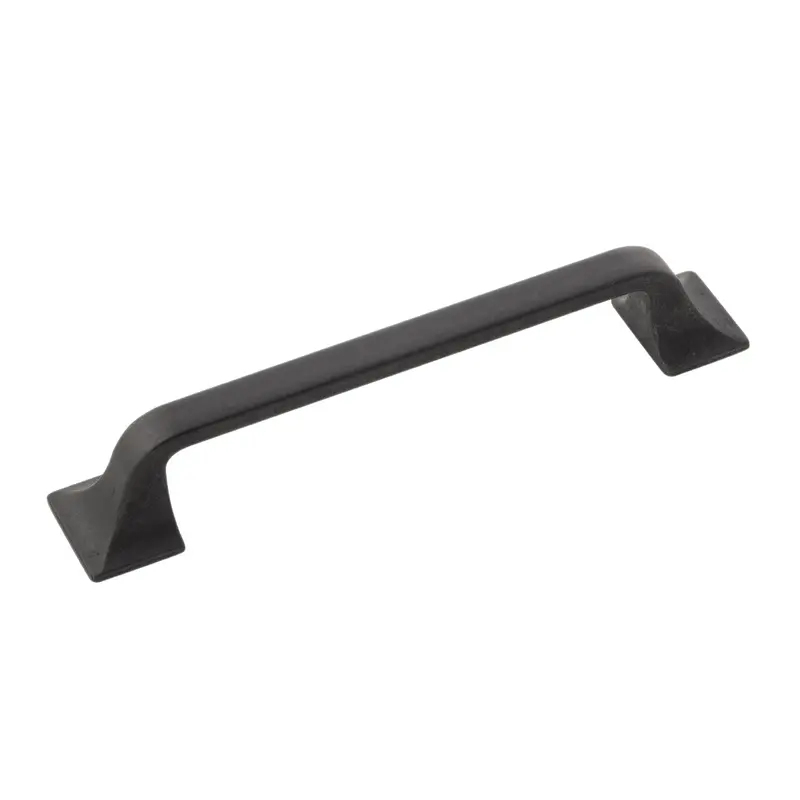 128Mm Black Iron Forge Pull – 5-1/16" C/C Cabinet Hardware 1