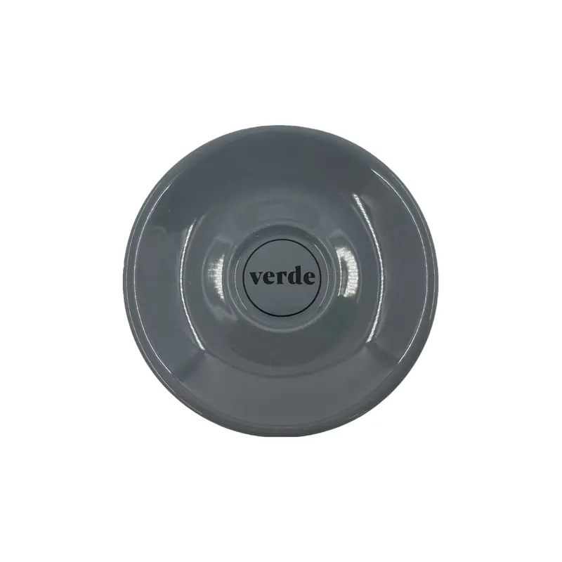 12Cm Grey Espresso Saucer – Premium Ceramic 1