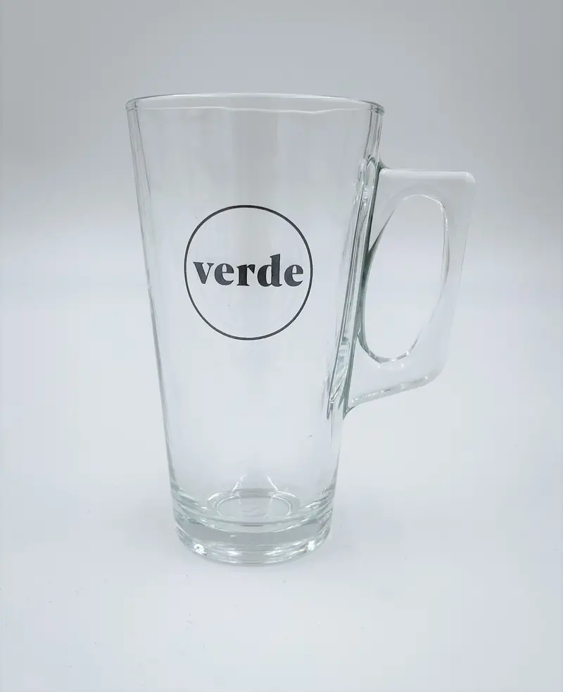 12Oz Latte Glass For Artistic Milk-Based Drinks 1