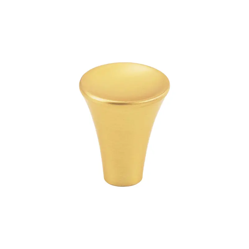 15/16-Inch Brushed Golden Brass Cabinet Knob – Maven Design 1