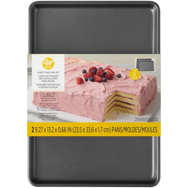 2-Piece Sheet Cake Pan Set – Wilton Easy Layers Collection 1