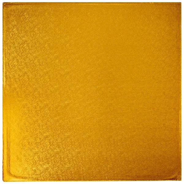 20-Inch Square Gold Wedding Cake Board For Elegant Dessert Displays 1