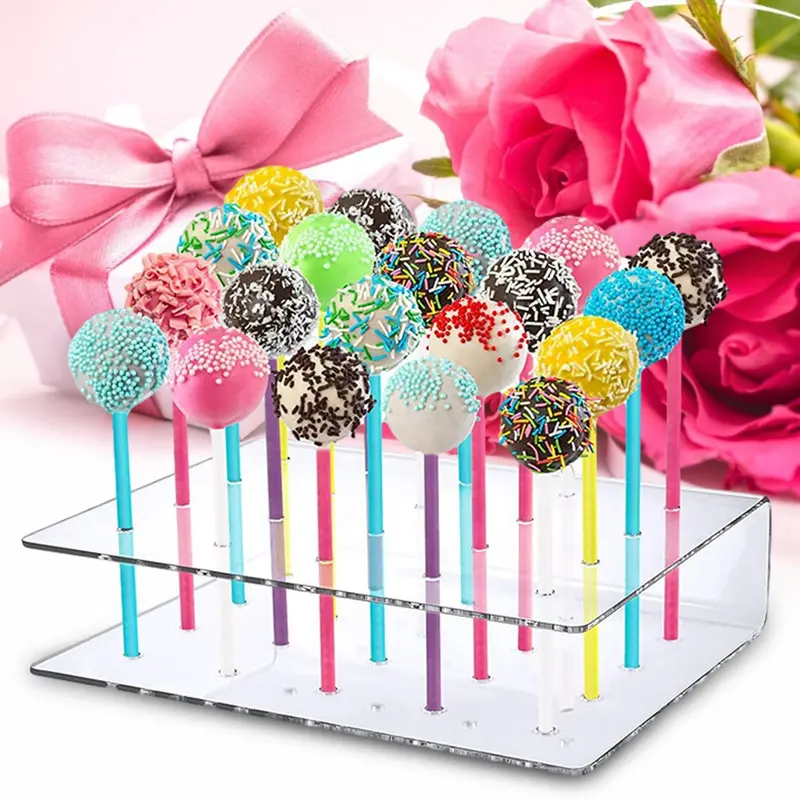 20-Slot Cake Pop Display Stand – Stable & Stylish Serving Rack 1