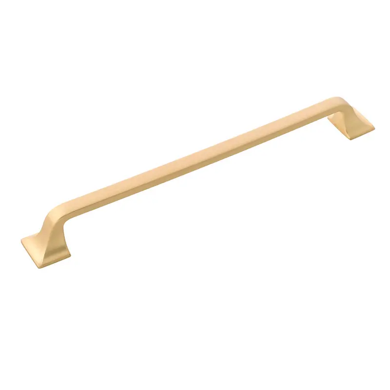 224Mm Forge Pull In Brushed Golden Brass – 8-13/16" Center-To-Center 1