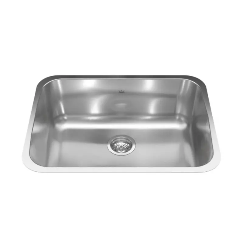25" Undermount Single Bowl Stainless Steel Kitchen Sink – Reginox Ns1925U-9N 1