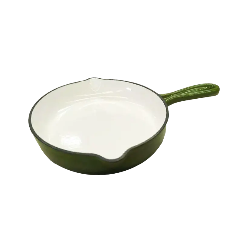 26Cm Oven-Safe Cast Iron Skillet With Enameled Exterior 1