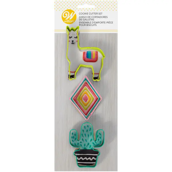 3-Piece Cactus Party Cookie Cutter Set – Wilton 1