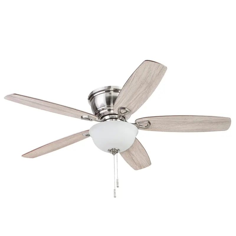 52" Loren Indoor Pull-Chain Ceiling Fan – Sleek Modern Design 1