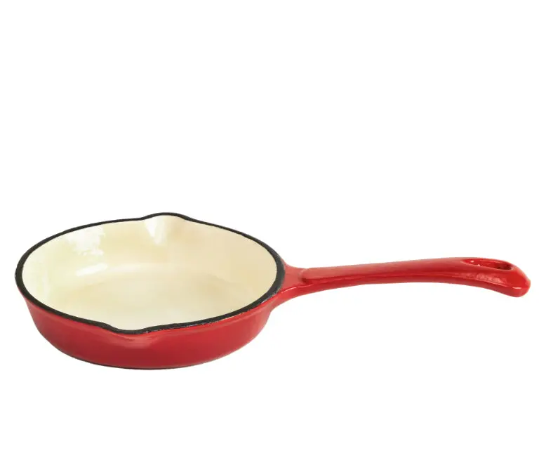 6.5-Inch Enameled Cast Iron Skillet – Classic Red 1