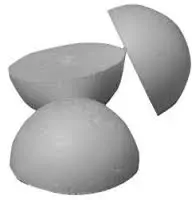 6-Inch Half-Cut Polystyrene Ball Fillers 1