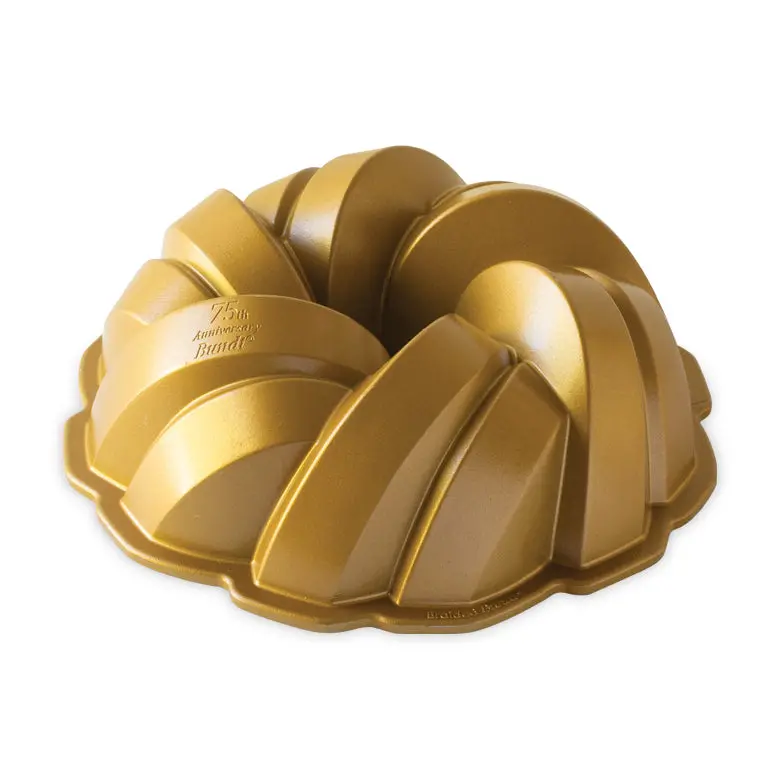 75Th Anniversary Braided Bundt Pan – Nordic Ware Nonstick Cast Aluminum Cake Mold 1