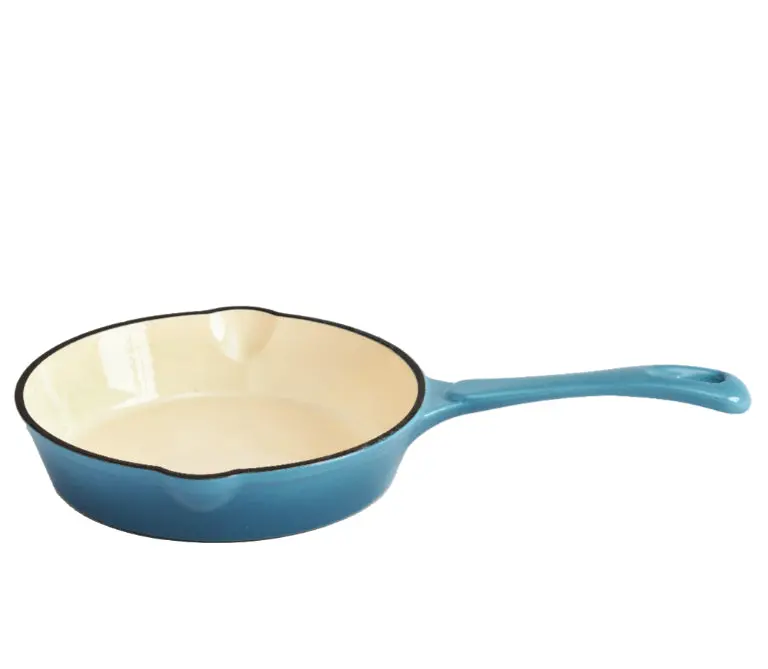 8-Inch Enameled Cast Iron Skillet – Agave Color 1
