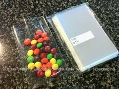 8" × 6" Clear Polypropylene Food-Safe Bags 1