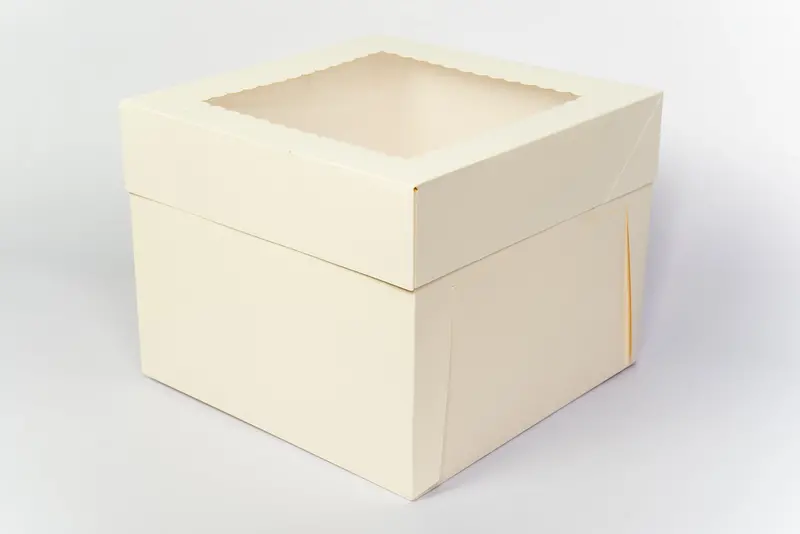 8" × 8" Tall Square Cake Box – Sturdy Presentation Packaging 1