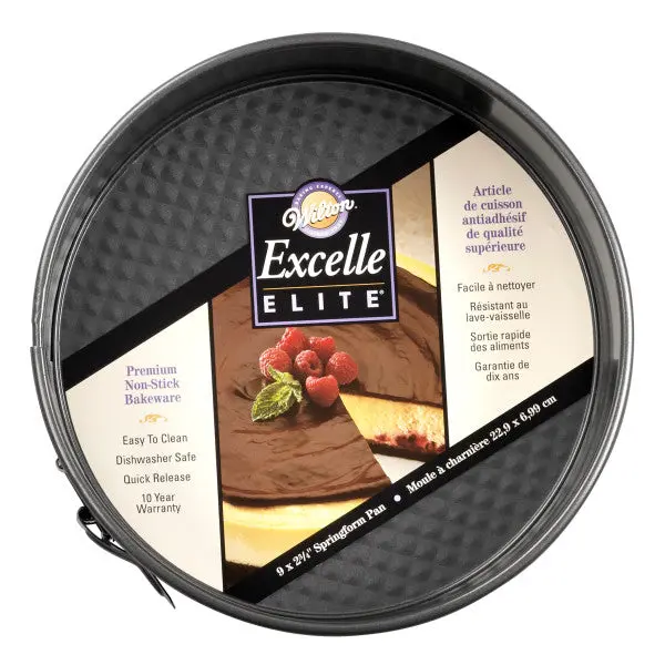 9-Inch Springform Pan – Wilton Excelle Elite Heavy-Duty Design 1