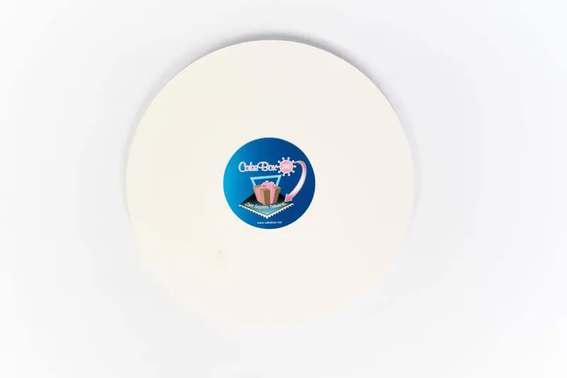 9Mm Thin White Round Masonite Cake Board – Smooth Mdf For Tiered Cakes 1