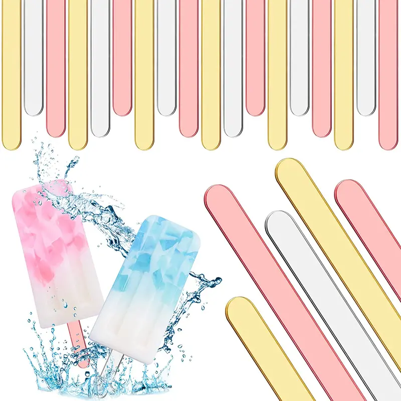 Acrylic Mirror Ice Cream Sticks 1