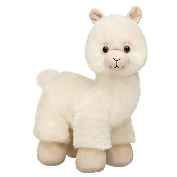 Adorable Wooly Alpaca Stuffed Animal 1