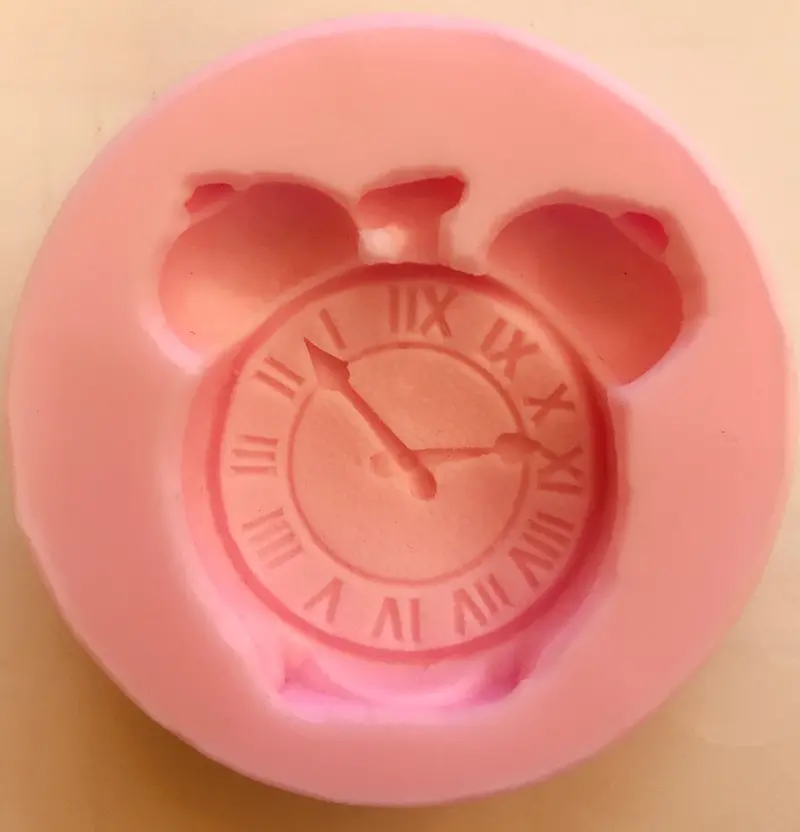 Alarm Clock Silicone Mold – Realistic Detail For Chocolate Or Fondant 1