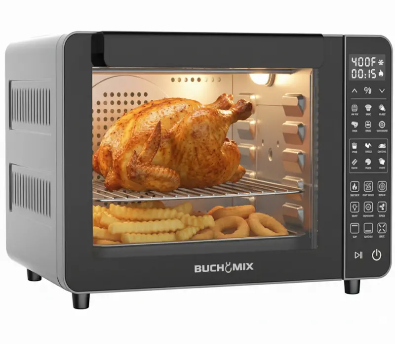 All-In-One Large-Capacity Dehydrator & Air Fryer Oven – 25-Quart Model 1