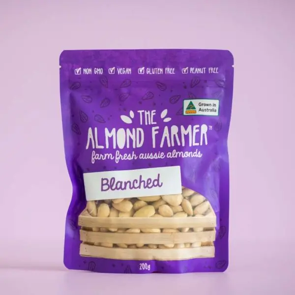 Almond Farmer Blanched Almonds – 200G Skinless & Mild 1