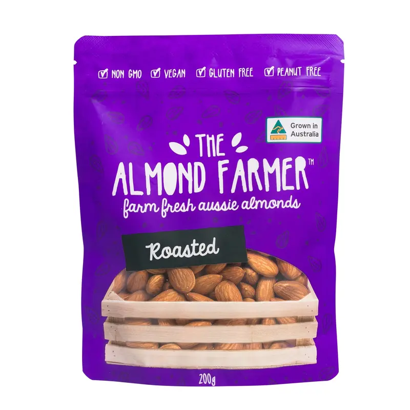 Almond Farmer Roasted Almonds – 200G Savory Snacking Size 1