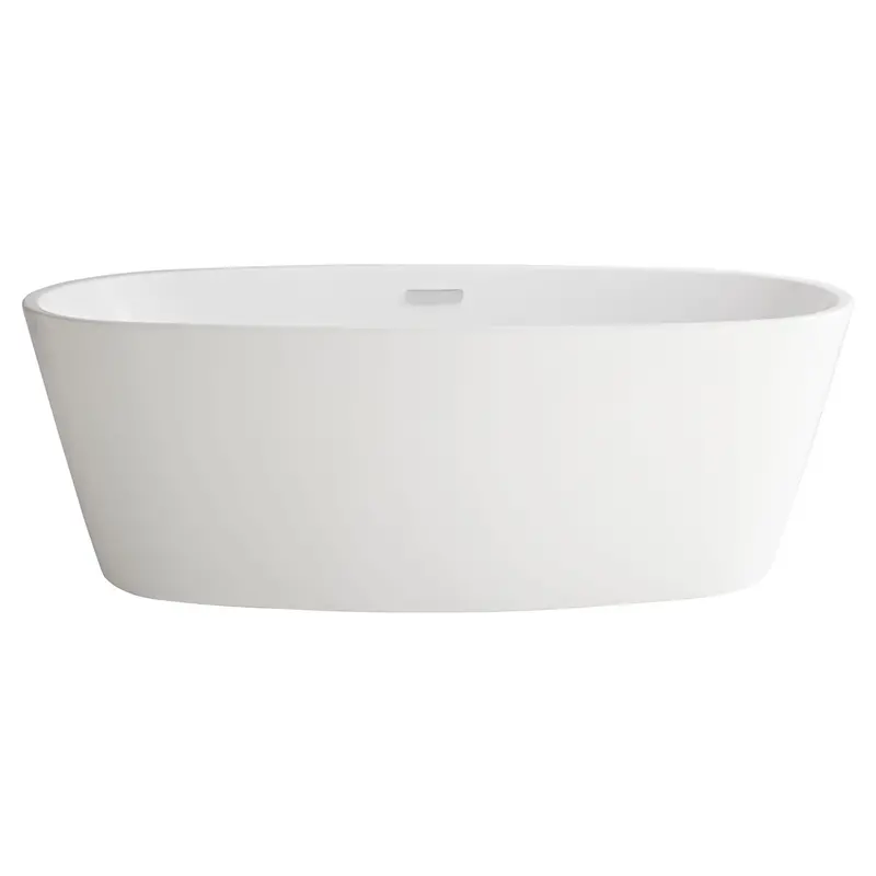American Standard Coastal Serin Freestanding Bathtub – 68 X 31-Inch Oval Shape, Center Drain 1