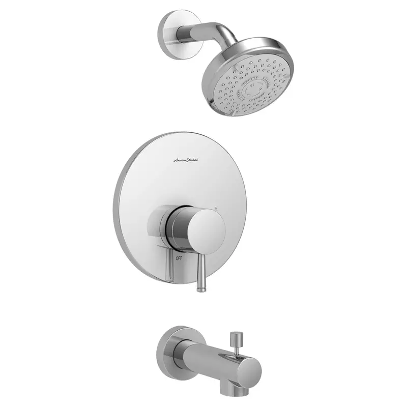 American Standard Serin Tub & Shower Trim Kit With 1.75 Gpm 3-Function Water-Saving Showerhead 1