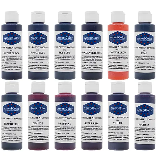 Americolor Soft Gel Paste Food Coloring – 4.5 Oz Bottle (Color Options) 1