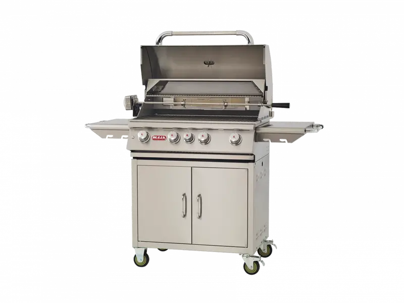 Angus 76Cm Drop-In Grill With Rolling Cart Assembly 1
