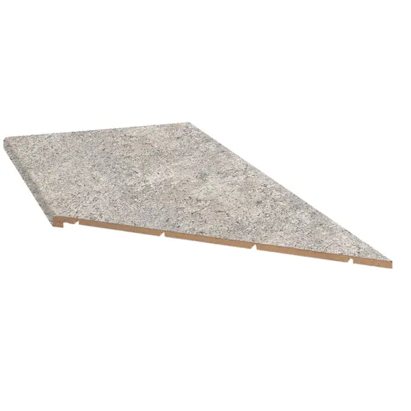 Argento Romano 6-Foot Right-Angle Mitered Countertop 1