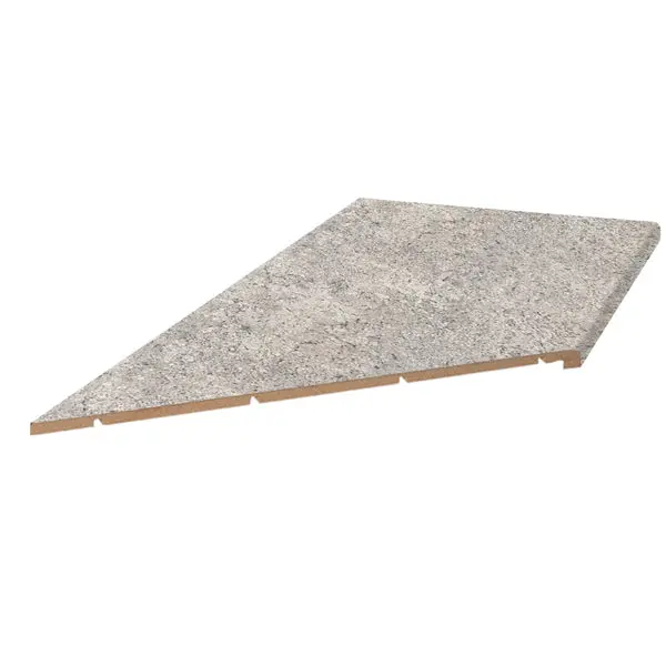 Argento Romano 8-Foot Left-Mitered Countertop 1