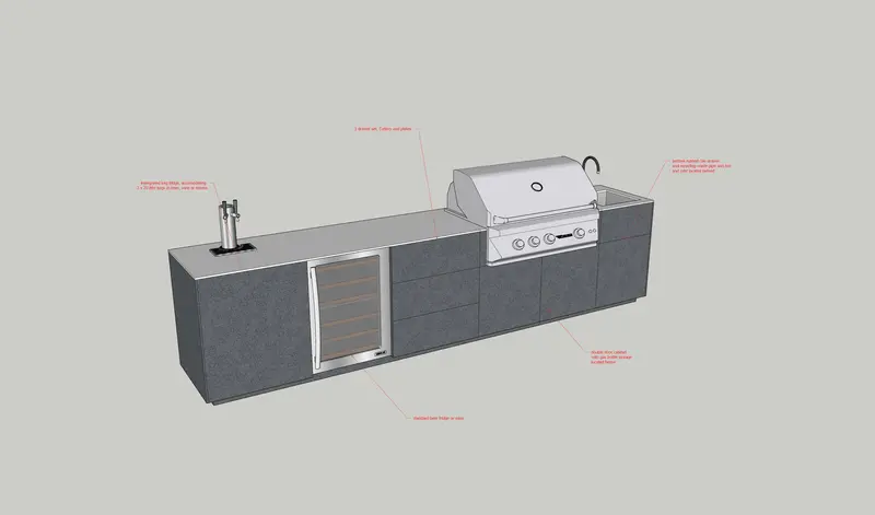 Aria Bay Outdoor Kitchen By Love Kitchens – Modular, Weatherproof Design 1
