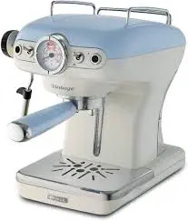 Ariete 1389 Retro Espresso Machine – Compact Single-Serve, Vibrant Blue Finish 1