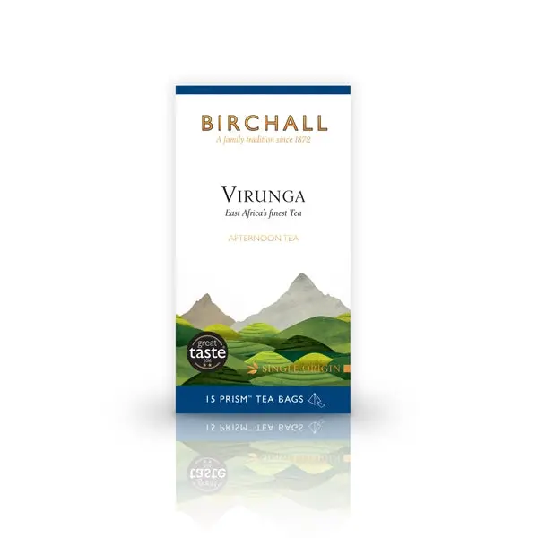 Birchall Afternoon Blend Tea – 15 Prism Pyramid Tea Bags 1