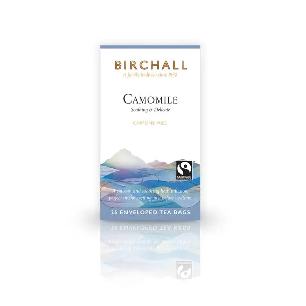 Birchall Chamomile Herbal Tea – 25 Tagged & Enveloped Bags 1