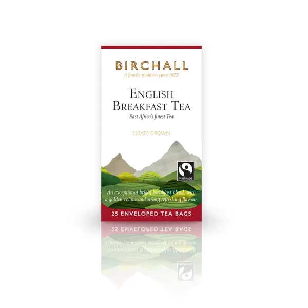 Birchall English Breakfast Black Tea – 25 Tagged & Enveloped Bags 1