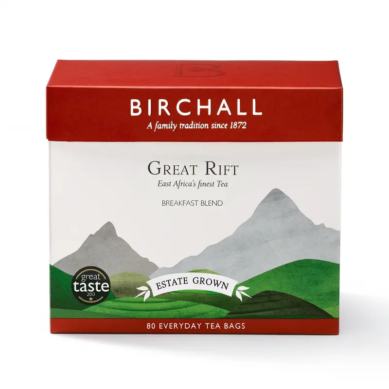 Birchall Great Rift Breakfast Tea – 80 Everyday Tea Bags 1