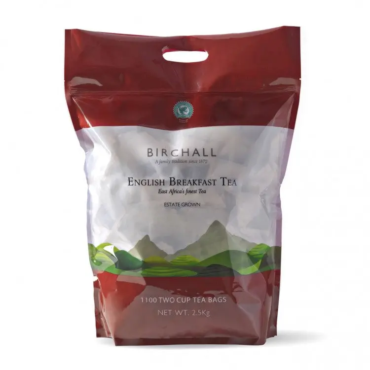 Birchall Signature English Breakfast – 1100 Two-Cup Tea Bags 1