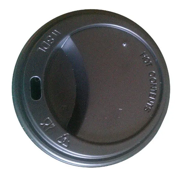 Black Disposable Cup Lids – Fits 10Oz–16Oz Takeaway Cups (1000 Count) 1