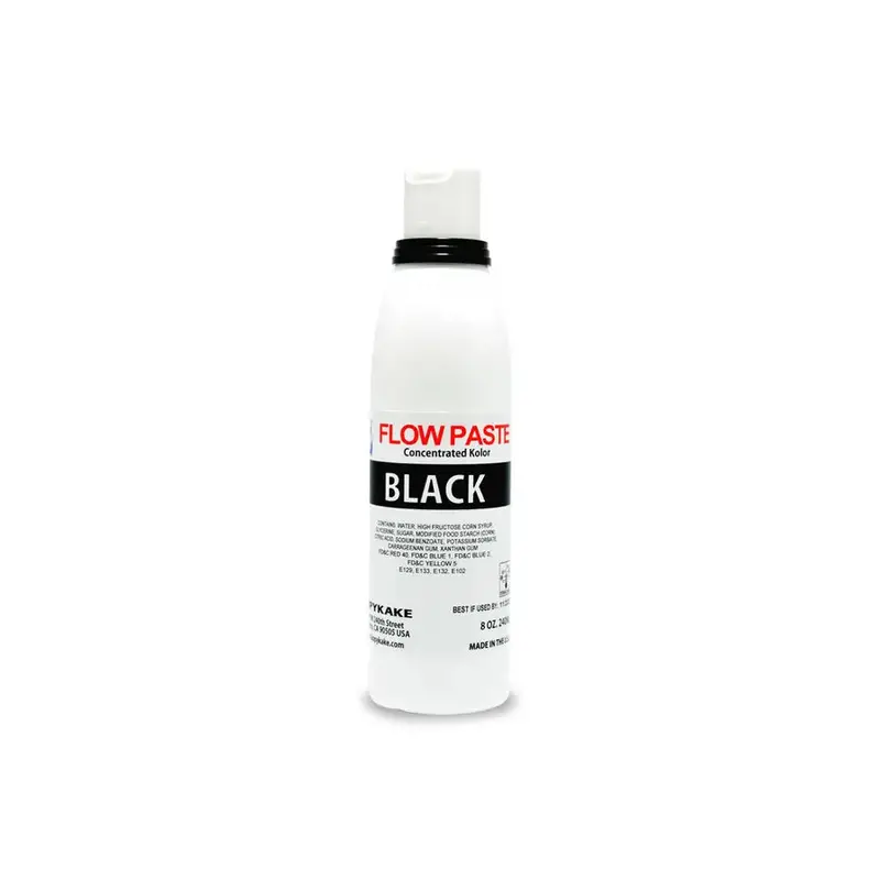 Black Flow Paste – 4Oz High-Definition Decorating Gel (Expiry: 05/2026) 1